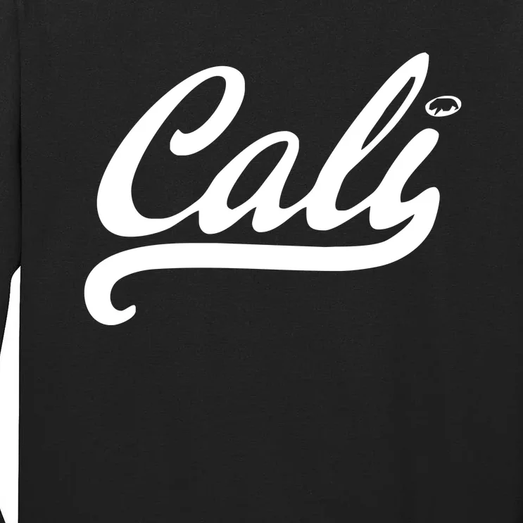 Cali Black Logo Tall Long Sleeve T-Shirt