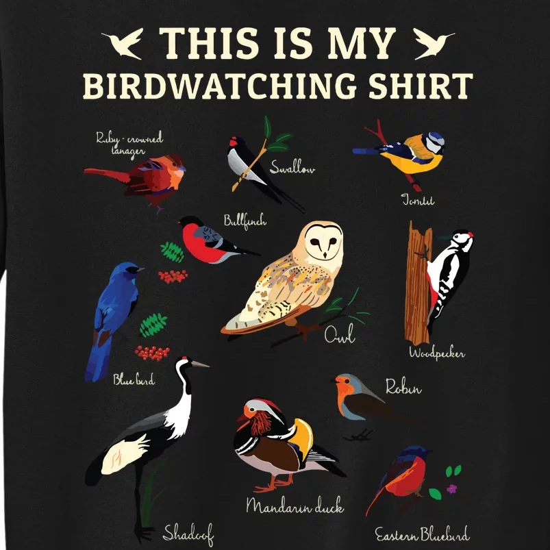 Cool Bird Lover Birdwatching Present Birdwatcher Birder Gift Sweatshirt