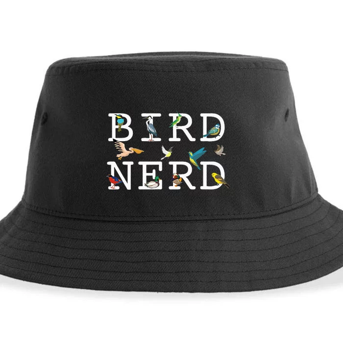 Cool Bird Lover Birdwatching Present Birdwatcher Birder Gift Sustainable Bucket Hat