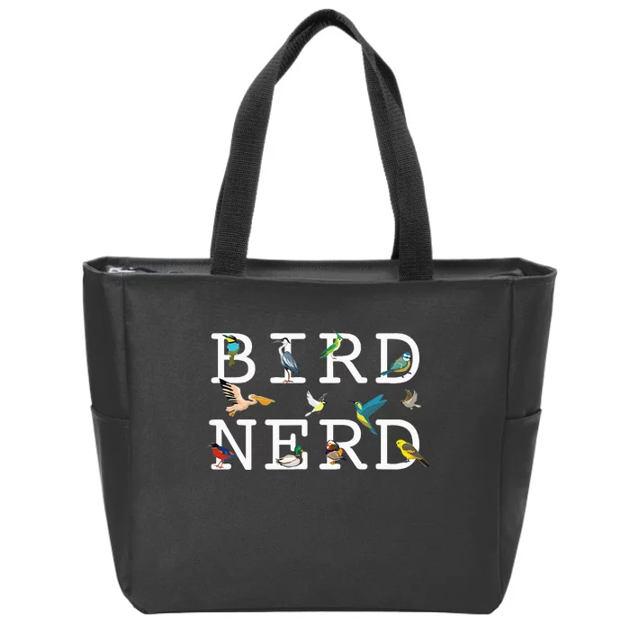 Cool Bird Lover Birdwatching Present Birdwatcher Birder Gift Zip Tote Bag