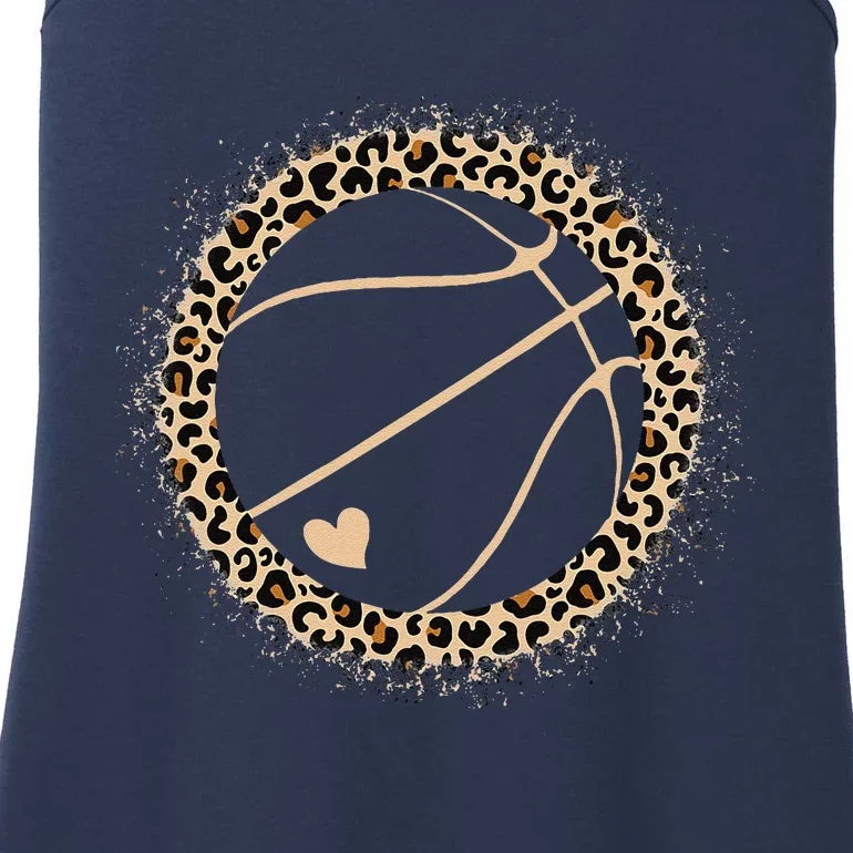 Cute Basketball Leopard Print Basketball Lover Ladies Essential Tank