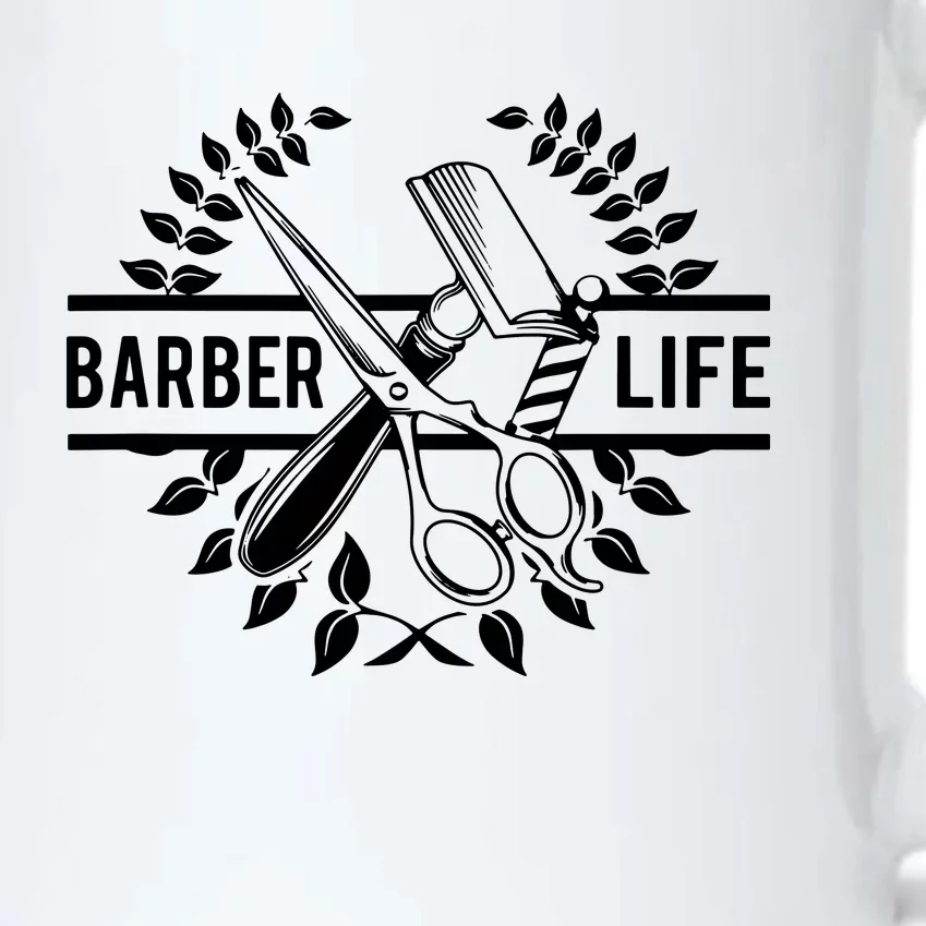 Cool Barber Life Black Color Changing Mug