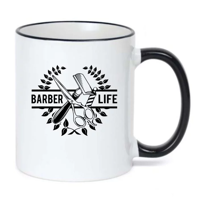 Cool Barber Life Black Color Changing Mug