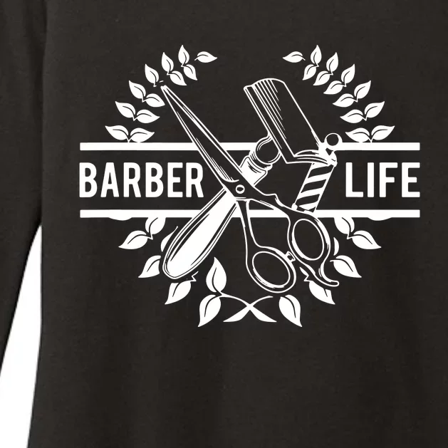 Cool Barber Life Womens CVC Long Sleeve Shirt