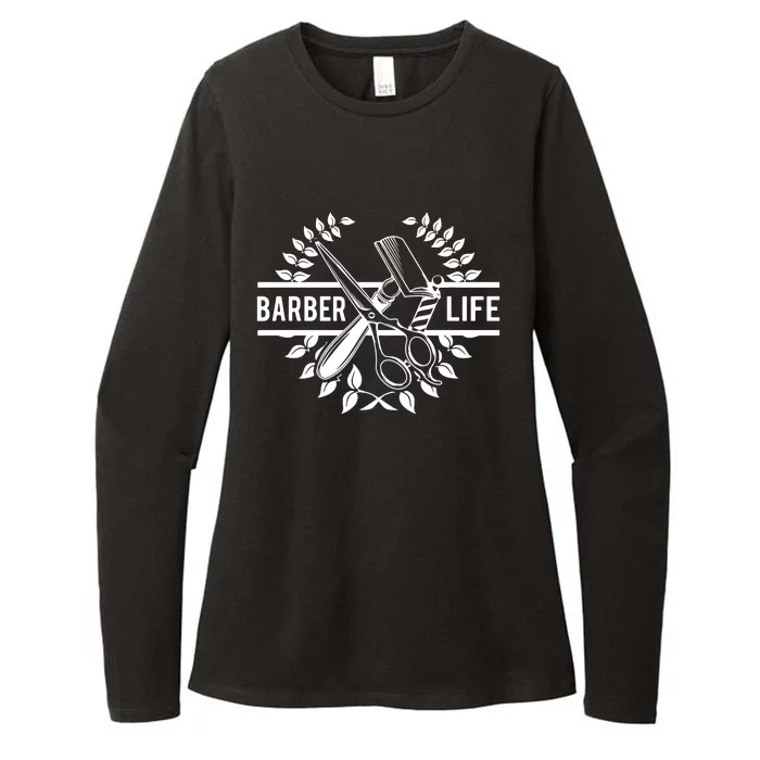 Cool Barber Life Womens CVC Long Sleeve Shirt