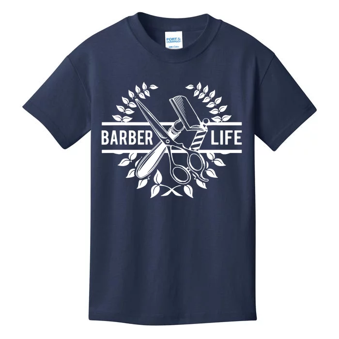 Cool Barber Life Kids T-Shirt