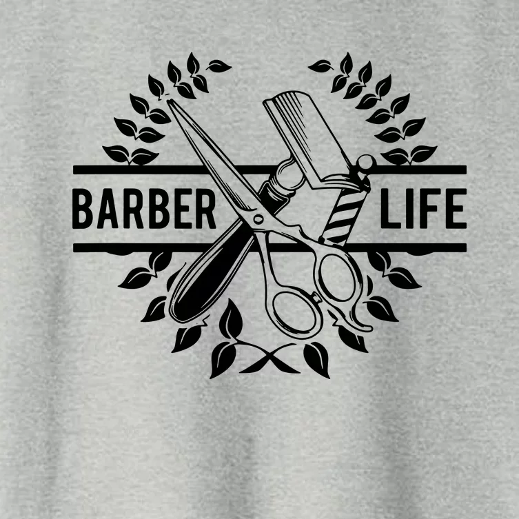 Cool Barber Life Women's Crop Top Tee