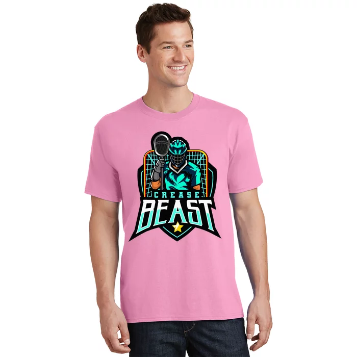 Crease Beast Lacrosse Goalkeeper For Lacrosse Goalie T-Shirt