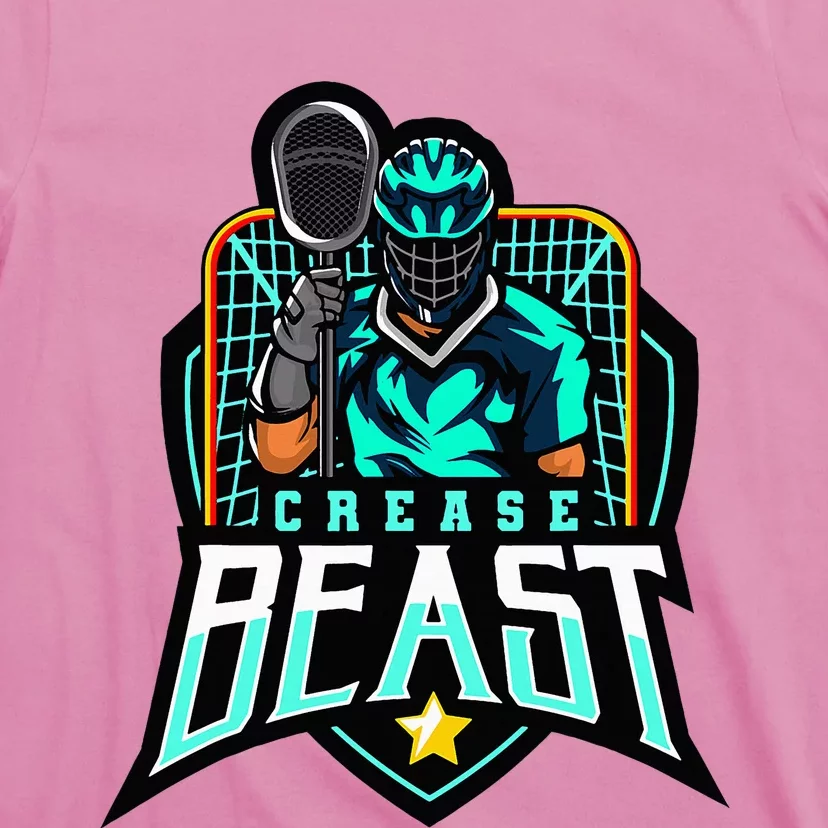 Crease Beast Lacrosse Goalkeeper For Lacrosse Goalie T-Shirt