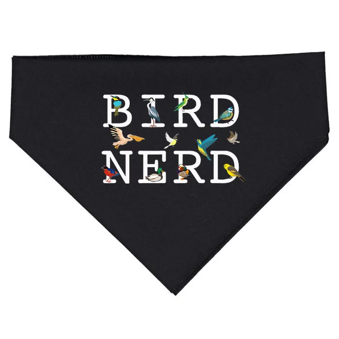 Cool Bird Lover Birdwatching Enthusiast USA-Made Doggie Bandana