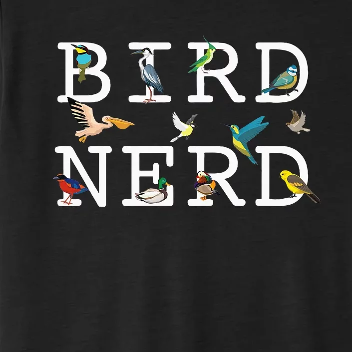 Cool Bird Lover Birdwatching Enthusiast ChromaSoft Performance T-Shirt