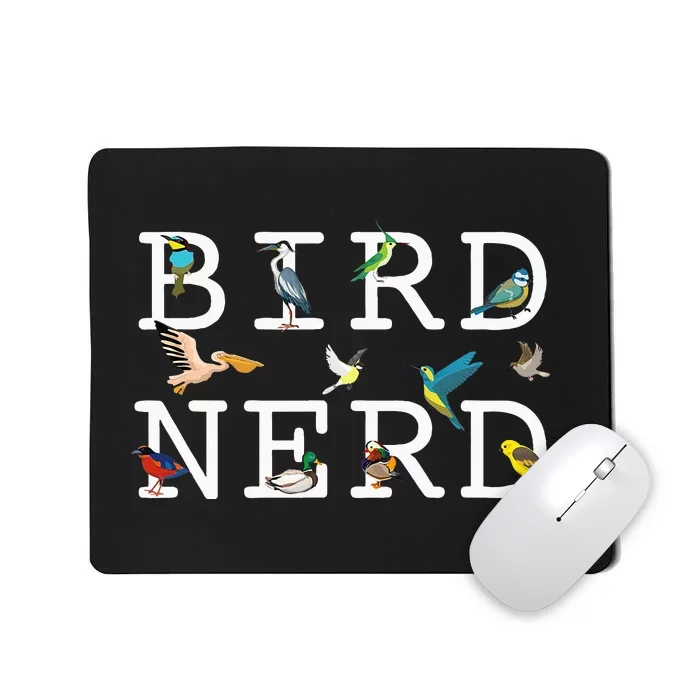 Cool Bird Lover Birdwatching Enthusiast Mousepad