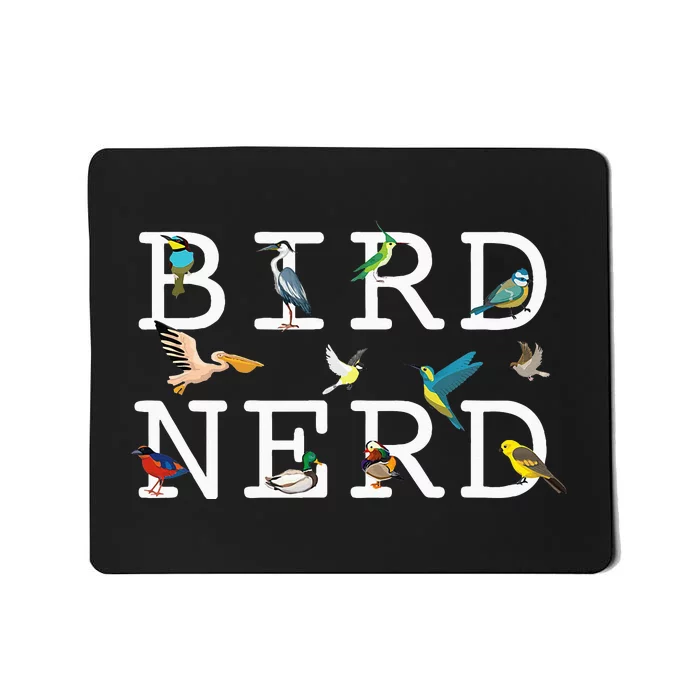 Cool Bird Lover Birdwatching Enthusiast Mousepad