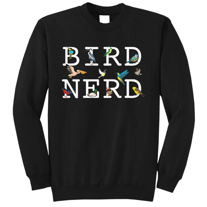 Cool Bird Lover Birdwatching Enthusiast Tall Sweatshirt