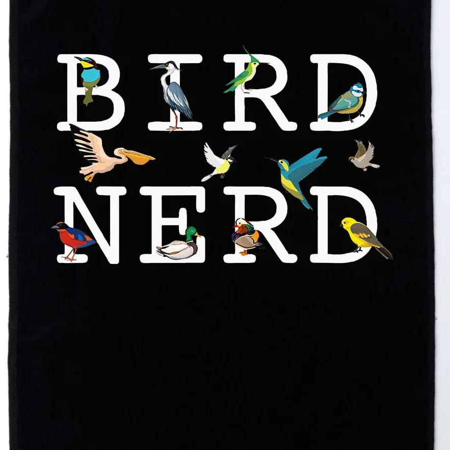 Cool Bird Lover Birdwatching Enthusiast Platinum Collection Golf Towel