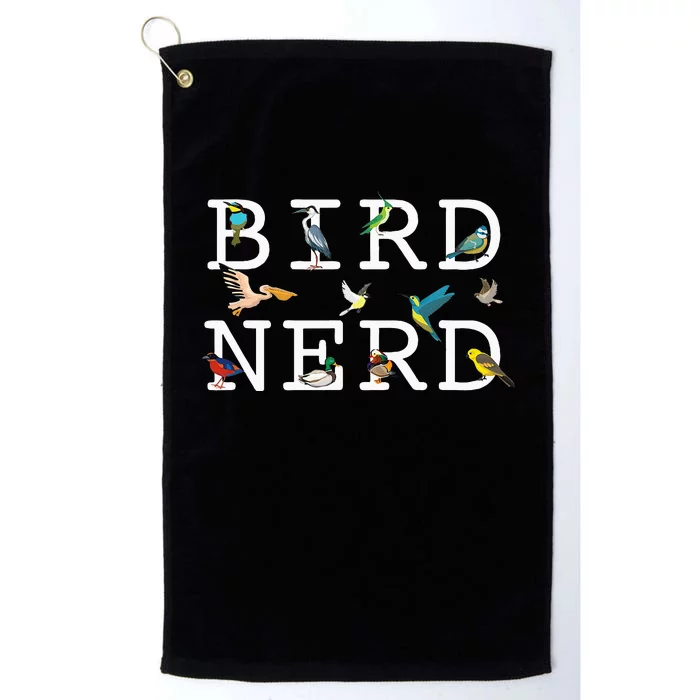 Cool Bird Lover Birdwatching Enthusiast Platinum Collection Golf Towel