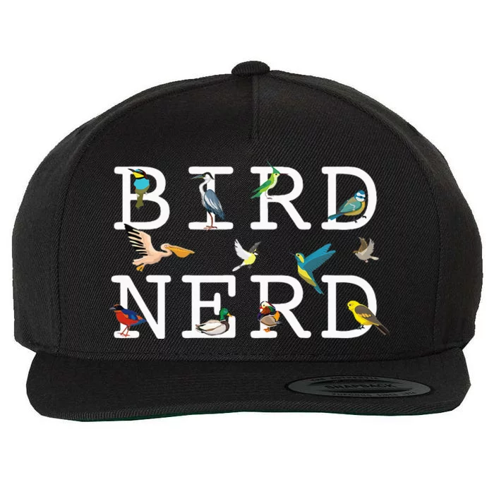 Cool Bird Lover Birdwatching Enthusiast Wool Snapback Cap