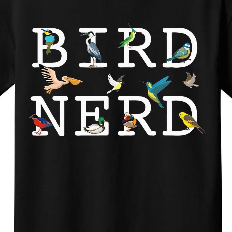 Cool Bird Lover Birdwatching Enthusiast Kids T-Shirt