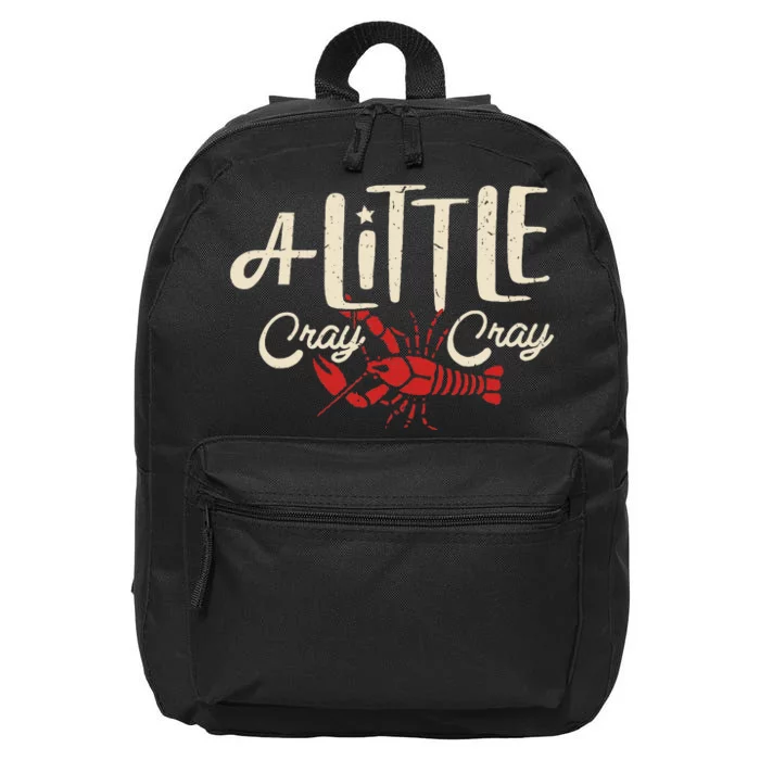 Crawfish Boil Little Cray Louisiana 16 in Basic Backpack