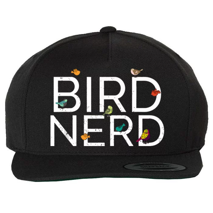 Cool Bird Lover Birdwatching Present Birdwatcher Birder Gift Wool Snapback Cap