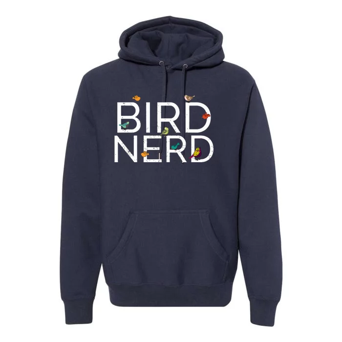 Cool Bird Lover Birdwatching Present Birdwatcher Birder Gift Premium Hoodie