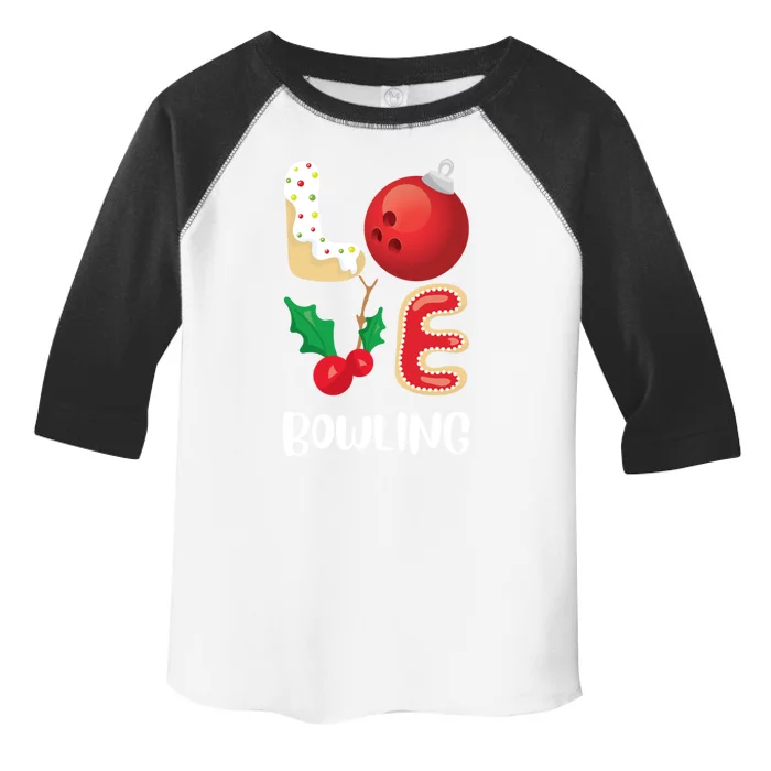 Christmas Bowling League Group Cute Gift Love Bowling Pajama Top Gift Toddler Fine Jersey T-Shirt