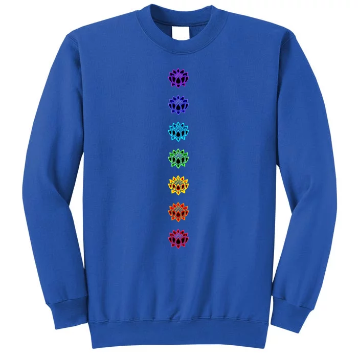 Chakra Buddhism Lotus Flower Yoga Symbol Spirituality Buddha Cute Gift Tall Sweatshirt