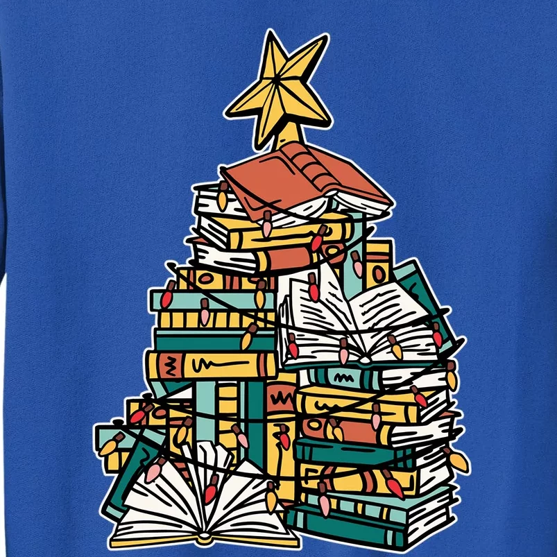 Christmas Book Lover Xmas Tree Reading Nerd Funny Gift Sweatshirt