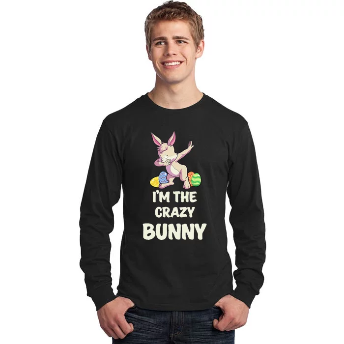 Crazy Bunny Matching Family Group Easter Party Tall Long Sleeve T-Shirt