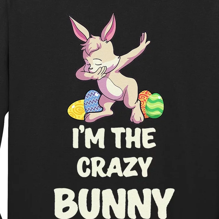 Crazy Bunny Matching Family Group Easter Party Tall Long Sleeve T-Shirt