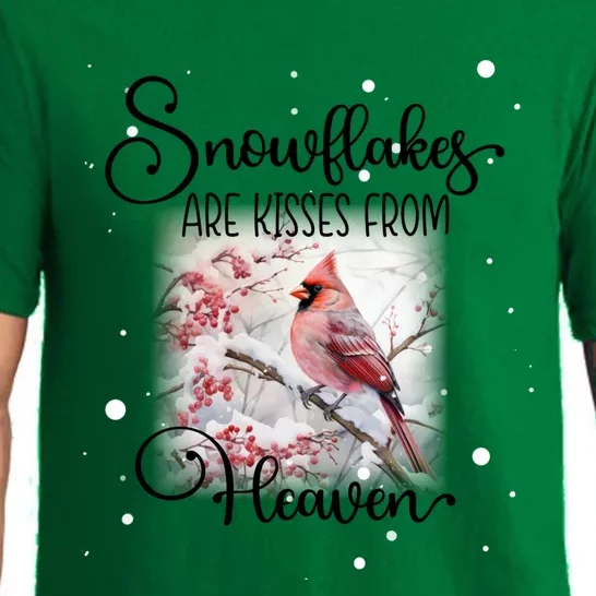 Cardinal Bird Memorial Snowflakes Are From Heaven Great Gift Pajama Set