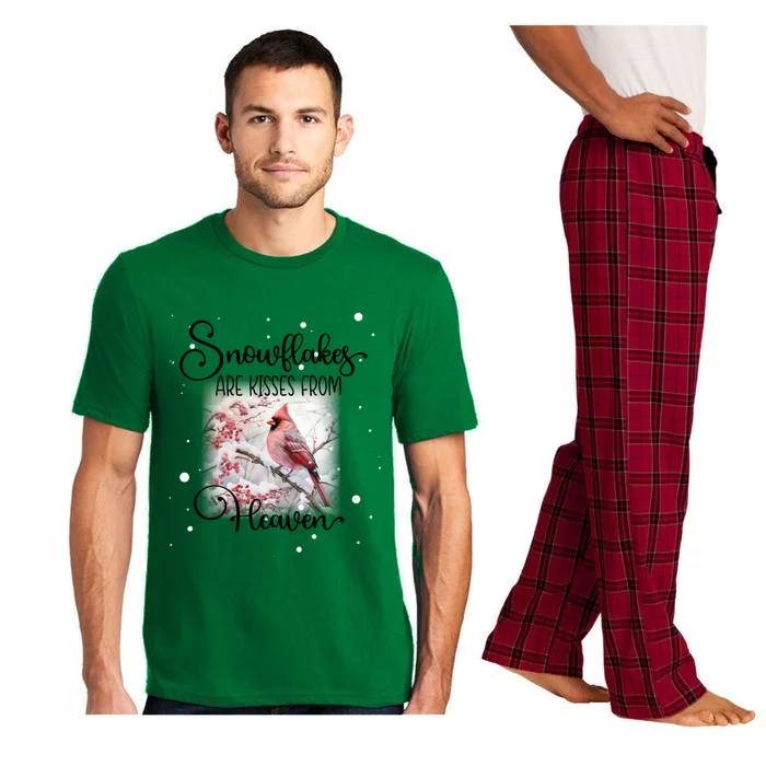 Cardinal Bird Memorial Snowflakes Are From Heaven Great Gift Pajama Set