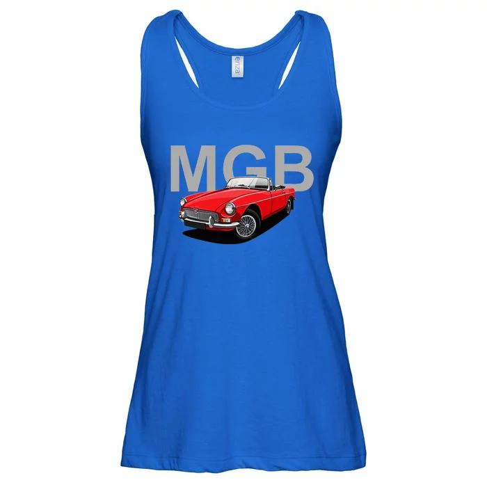 Classic British Mgb Sports Car Ladies Essential Flowy Tank