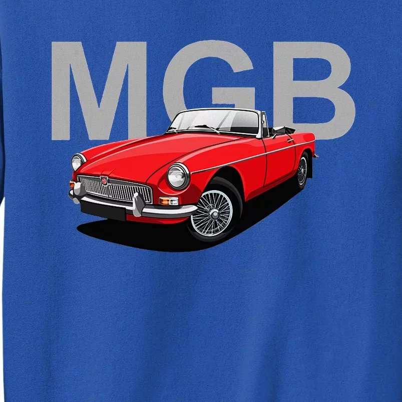 Classic British Mgb Sports Car Tall Sweatshirt