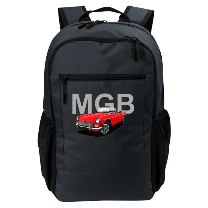 Classic British Mgb Sports Car Daily Commute Backpack