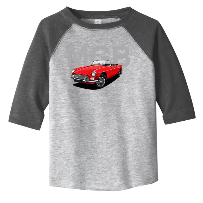 Classic British Mgb Sports Car Toddler Fine Jersey T-Shirt