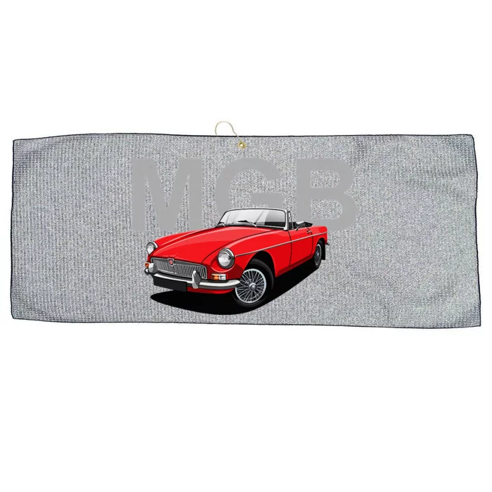 Classic British Mgb Sports Car Large Microfiber Waffle Golf Towel