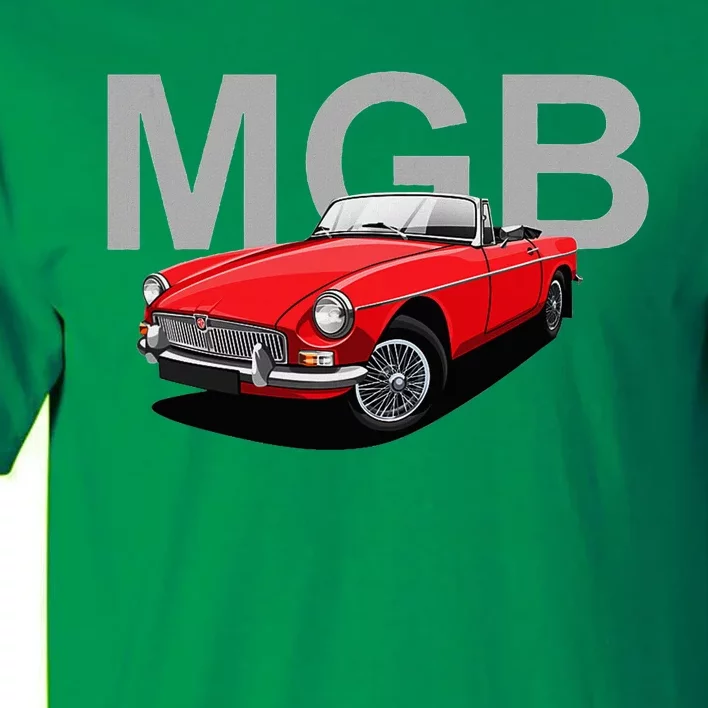 Classic British Mgb Sports Car Tall T-Shirt