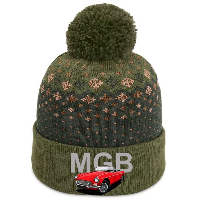 Classic British Mgb Sports Car The Baniff Cuffed Pom Beanie