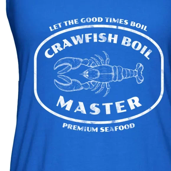 Crawfish Boil Master Cajun Seafood Festival Retro Cooking Cute Gift Ladies Essential Flowy Tank