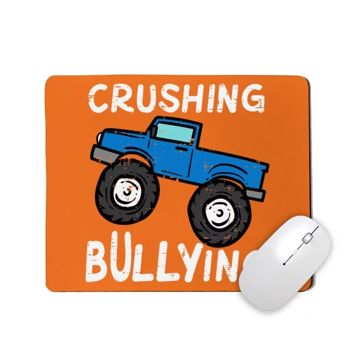 Crushing Bullying Monster Truck Unity Day Orange Mousepad