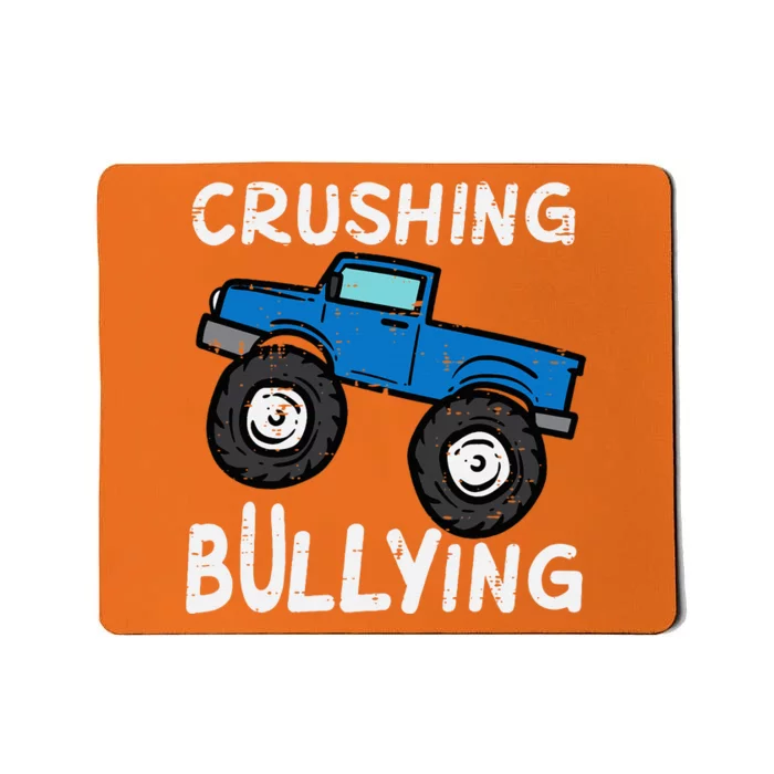 Crushing Bullying Monster Truck Unity Day Orange Mousepad