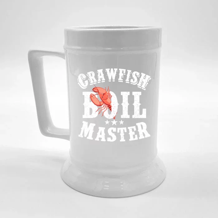 Crawfish Boil Master Cajun Seafood Festival Retro Cooking Gift Front & Back Beer Stein