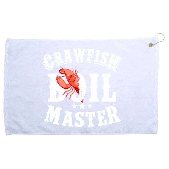 Crawfish Boil Master Cajun Seafood Festival Retro Cooking Gift Grommeted Golf Towel