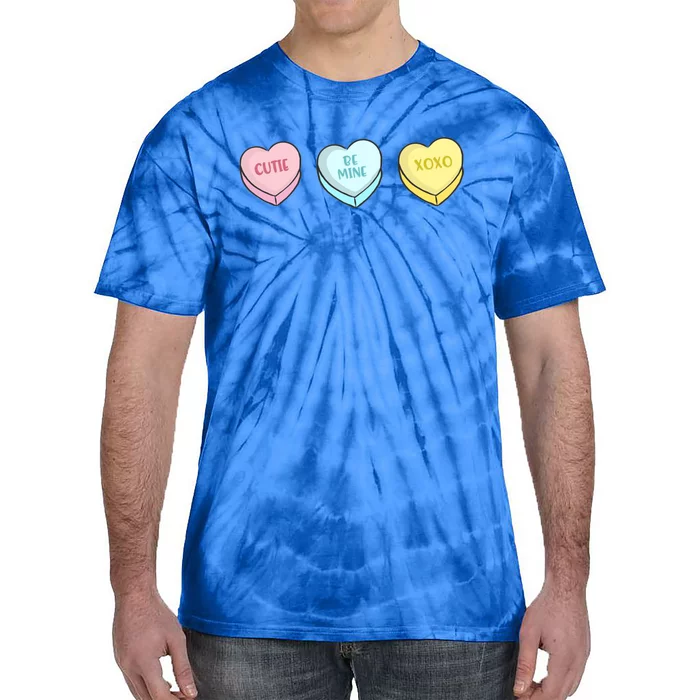 Cutie Be Mine Xoxo Valentines Day Funny Gift Cool Gift Tie-Dye T-Shirt