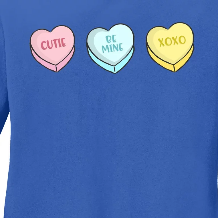 Cutie Be Mine Xoxo Valentines Day Funny Gift Cool Gift Ladies Long Sleeve Shirt