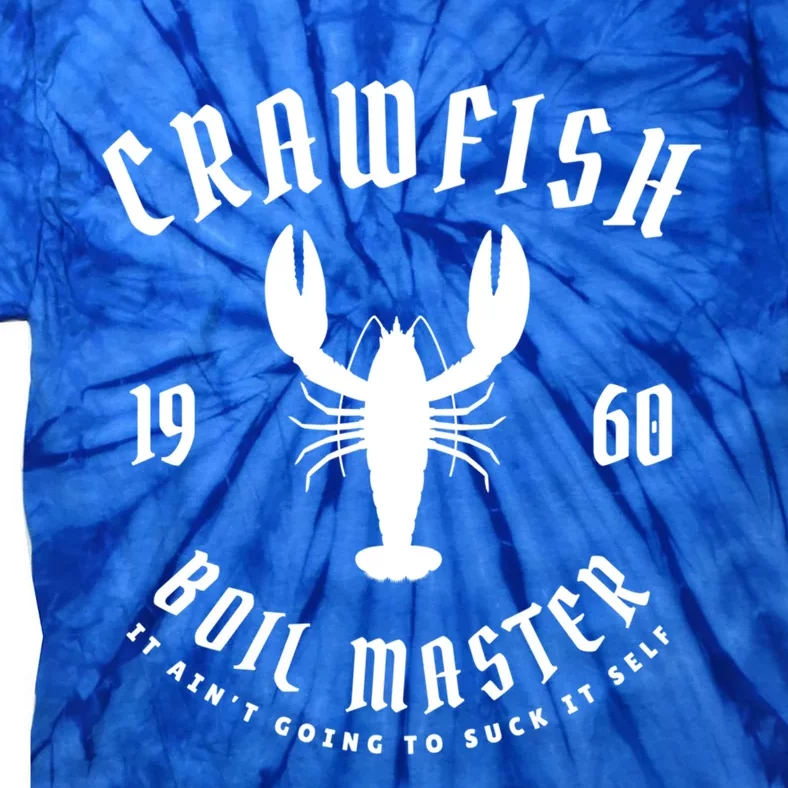 Crawfish Boil Master Cajun Seafood Festival Retro Cooking Gift Tie-Dye T-Shirt