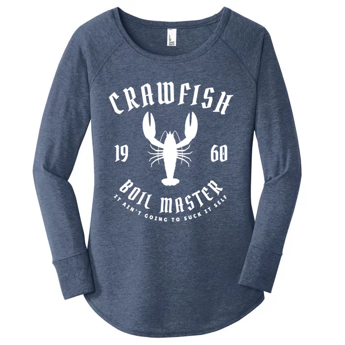 Crawfish Boil Master Cajun Seafood Festival Retro Cooking Gift Women's Perfect Tri Tunic Long Sleeve Shirt