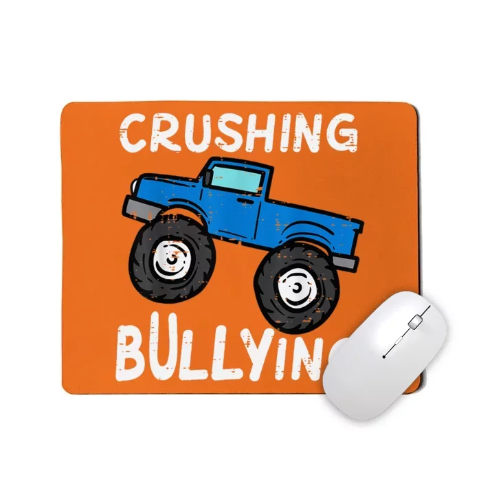 Crushing Bullying Monster Truck Unity Day Orange Mousepad