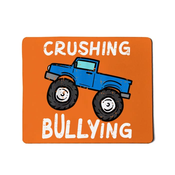 Crushing Bullying Monster Truck Unity Day Orange Mousepad